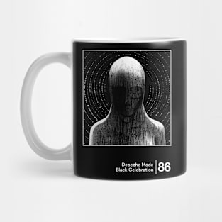 Black Celebration - Minimalist Graphic Design Artwork Mug